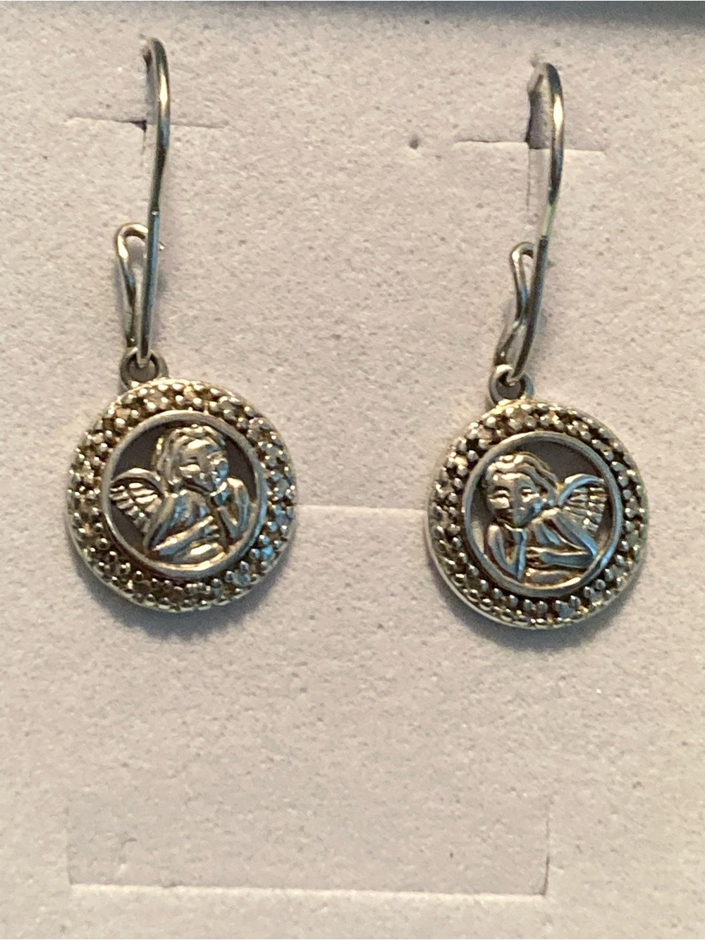 Angel earrings, Sterling Silver